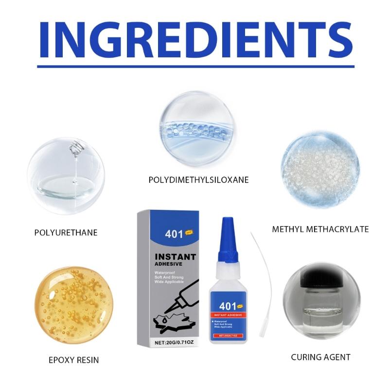Highly Strength Glues, Instant Adhesive Super Glues, Waterproof Welding Glues For Repair Plastic, Leather, Wood, Glass