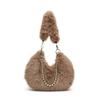 Mao Mao Bag Fashion Shoulder Bag Chain Messenger Bag Commuter Underarm Bag Plush Handbag Bag