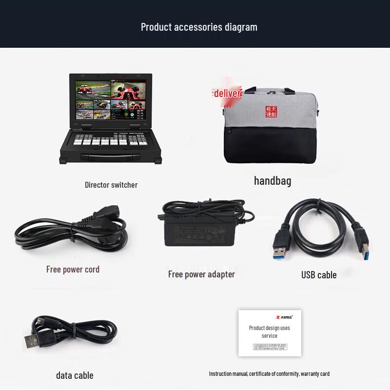 TCHD-810HD Pro Portable Multi-Channel Video Switcher