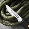 Stainless Steel Surgical Knife EDC Key Chain Pendant Sharp Pocket Knife Carry-on Unpacking Express Package Utility Gadgets Tool