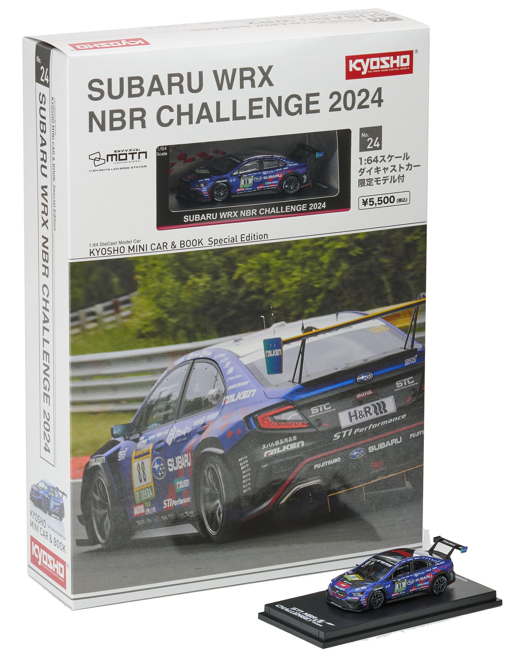 Kyosho KYOSHO КНИГА О МИНИ-МАШИНКАХ SUBARU WRX NBR CHALLENGE 2024 K07129N24 и №24