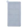 Stampo in Silicone a 6 Scomparti per Cubetti di Ghiaccio e Pappe per Bambini - Stampo di Grande Capacità per Uso Domestico