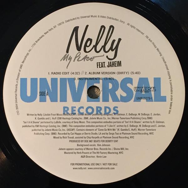 

12inch Record NELLY JAHEIM My Place UNIR212791PROMO Universal Recor 2004 US Rap HipHopRB Used