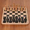 Schach Dame und Schachbrett Set Beidseitiges Holzschachbrett Pädagogisches und Lernspielzeug