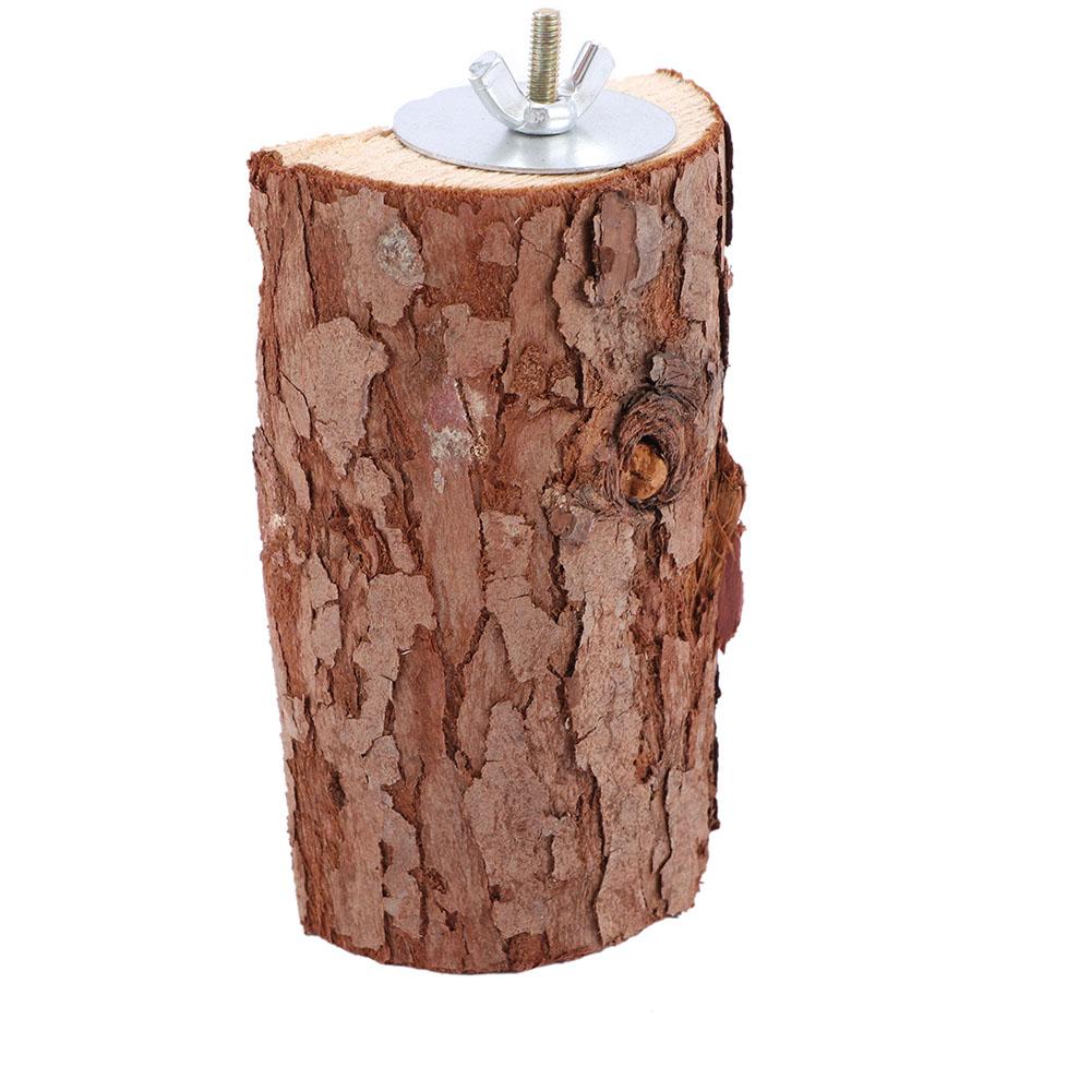 Natural Budgie Cage Bird Toy Parrot Stand Platform Perches