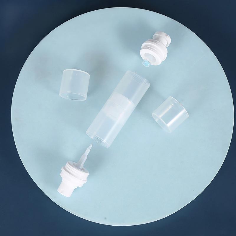 5Ml/10Ml Double Headed Vacuum Press Type Spray/Lotion Packaging Bottle Refillable Makeup Cosmetics For Cream Gel Container