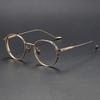 New Lightweight Carved Eyeglass Frame Top Quality Unisex Trendy Titanium Optical Frame Eyeglasses