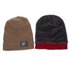 New men's pullover hat street trend velvet rice character knitted hat women's autumn and winter outdoor warm hat tide