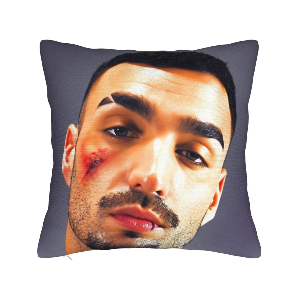 Rapper R-Rels B Pillow Cover  Novelty Pillow Case For Living Room Sofa Design Pillowcases Birthday Present