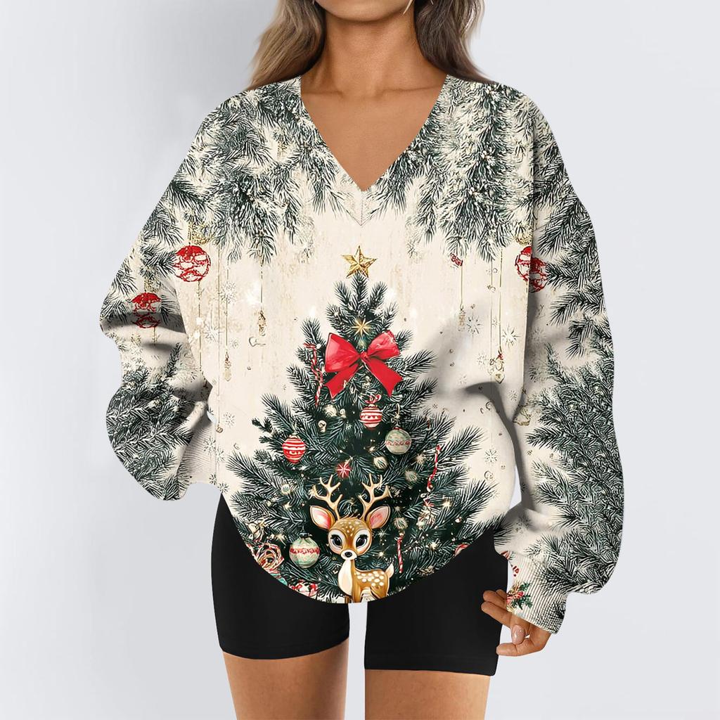 Dámská mikina sportovní flanelová mikina s dlouhým rukávem top ležérní mikina s výstřihem do V