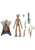 Hasbro MARVEL Marvel Legends Series Love and Thunder Groot F1410 Genuine 6 Inch Size Action Figure Accessories 4 Pieces Parts Included Thor (15 Cm)