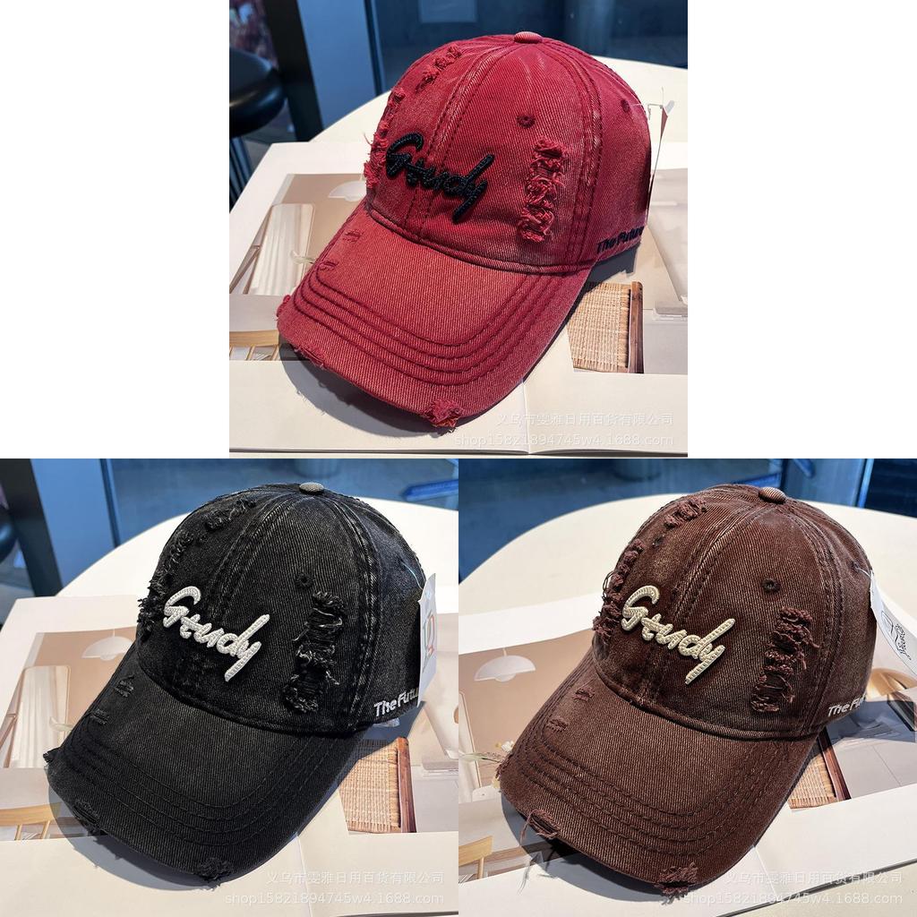 Baseball Cap For Men Women With Embroidered Letters Waterproof Sun Protection Outdoor Summer Style