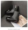 Genuine Leather Girls' Martin Boots - Autumn/Winter 2025 British Style Princess Short Boots.