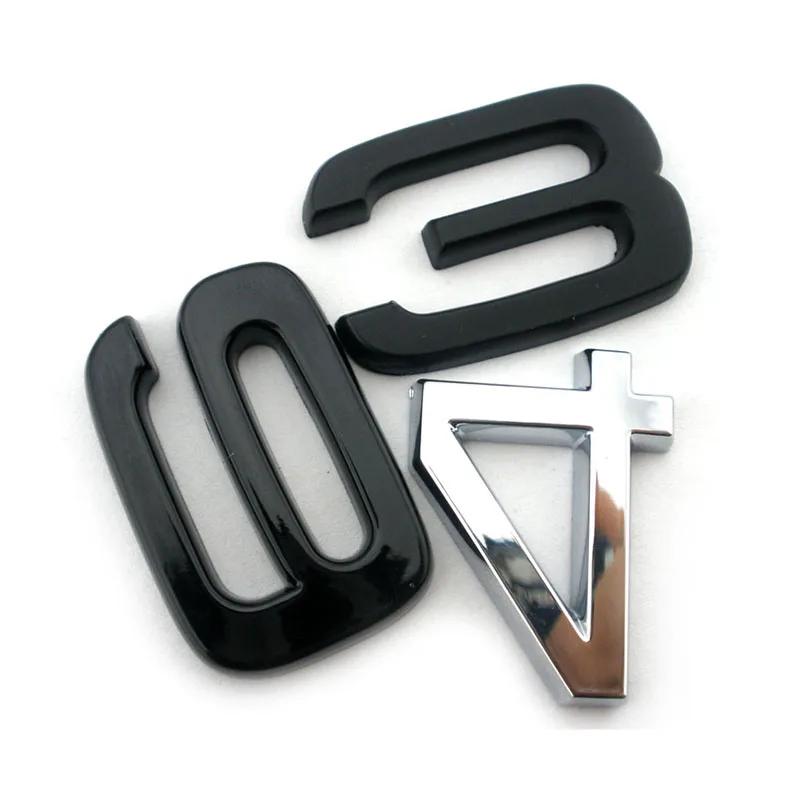 1PC Gloss Black Original Edition Emblem Lettering Logo A3 8L 8P 8V 8Y Car Stickers