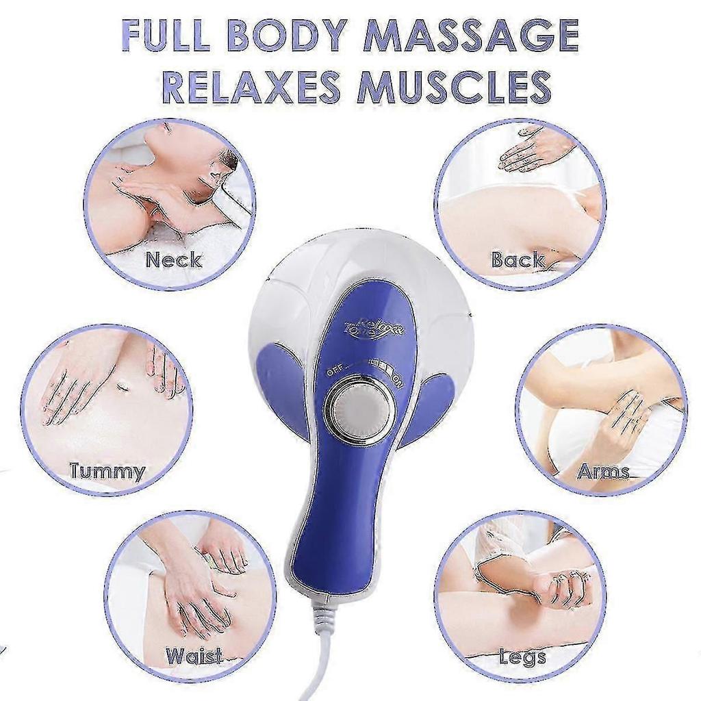 5 Headers Spin Body Massager Relax Spin Tone Slimming Lose Weight Burn Fat Full Body Massage Device