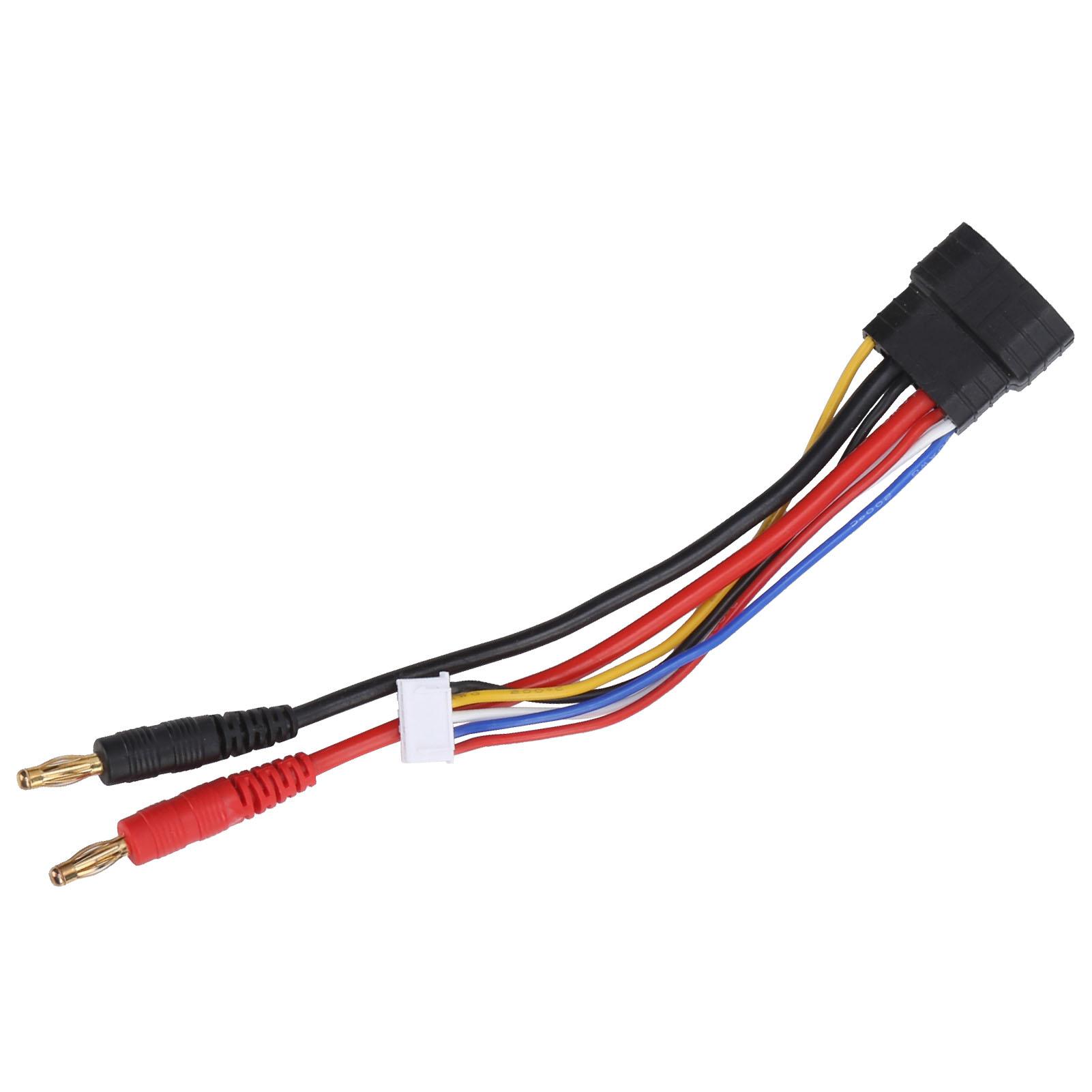 

For TRX Plug to 4.0 Banana Plugs Connector Adapter Battery Charger Cable for RC Car/Plane