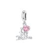 Brand New Copper Metal Charm Bead Components Bead Component Red Cherry Strawberry Love Heart Charm Bead Component Compatible With Authentic Original