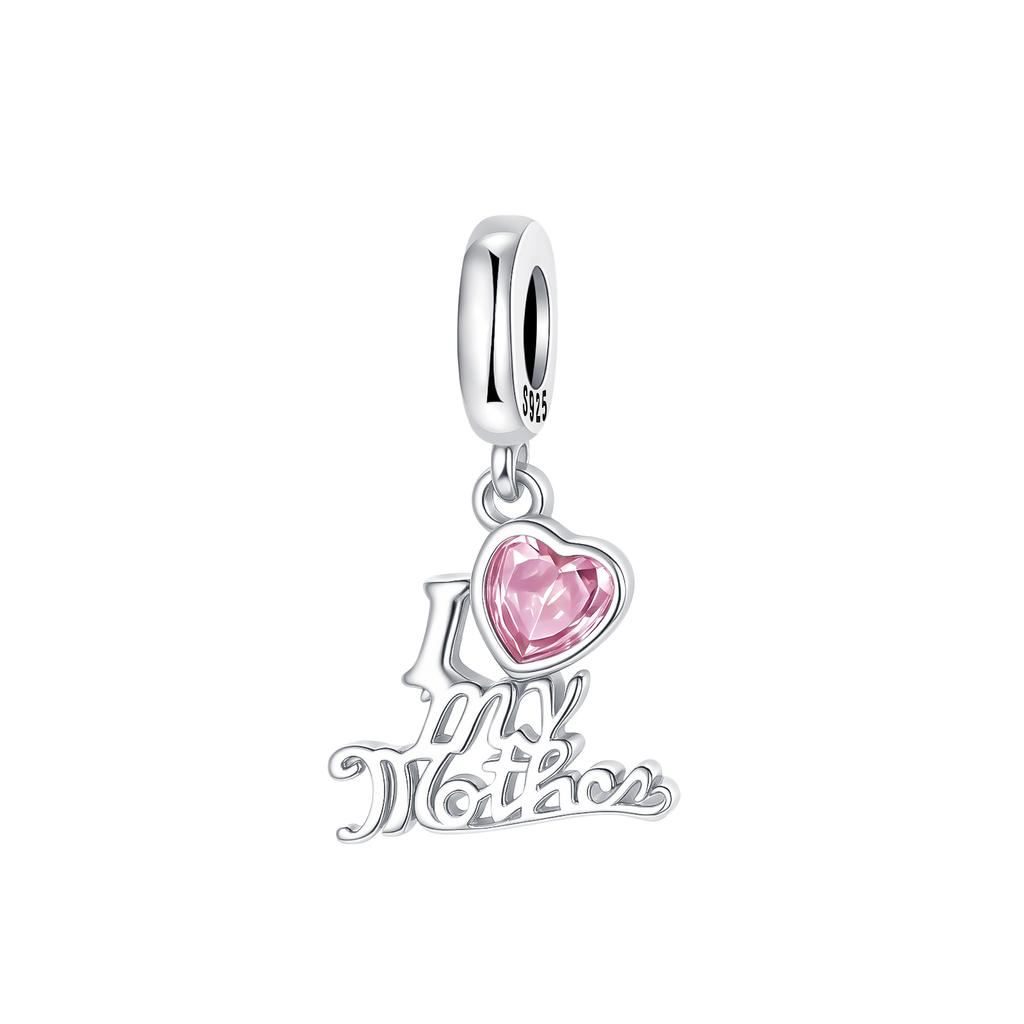 Brand New Copper Metal Charm Bead Components Bead Component Red Cherry Strawberry Love Heart Charm Bead Component Compatible With Authentic Original