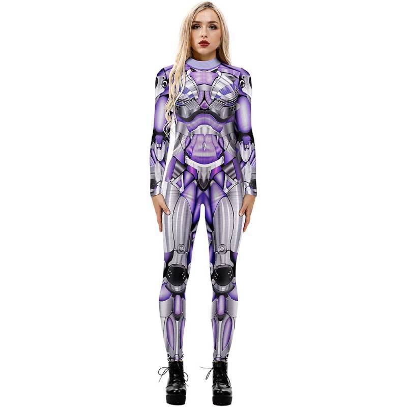 European Fantasy Cosplay Jumpsuit With Milk Silk For Stage Performances And Costume Parties