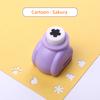 1PC Purple Mini Scrapbook Punches 10mm for Handmade Cutter Diy Flower Paper Gift Card Crafts Printing Pattern Punch Hole Puncher