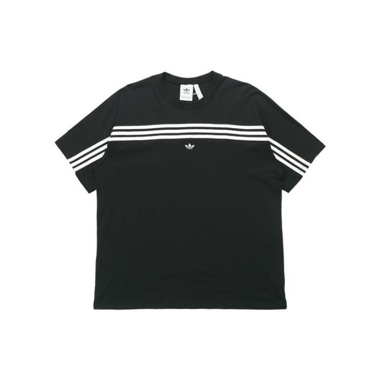 Adidas Originals 3 Stripes T Shirt Japan Version Men's Black FM1535-