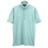 Border Pattern Golf Short Sleeve Button Down Polo Shirt L Men's Used