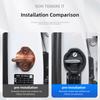 BBIH8 For BMW Car Door Mute Damping Cushion Silicone Lock Buckle Anti-collision Protective Cover Valve Cap X1 X2 X3 X5 X4 X6 X7 iX3 F2