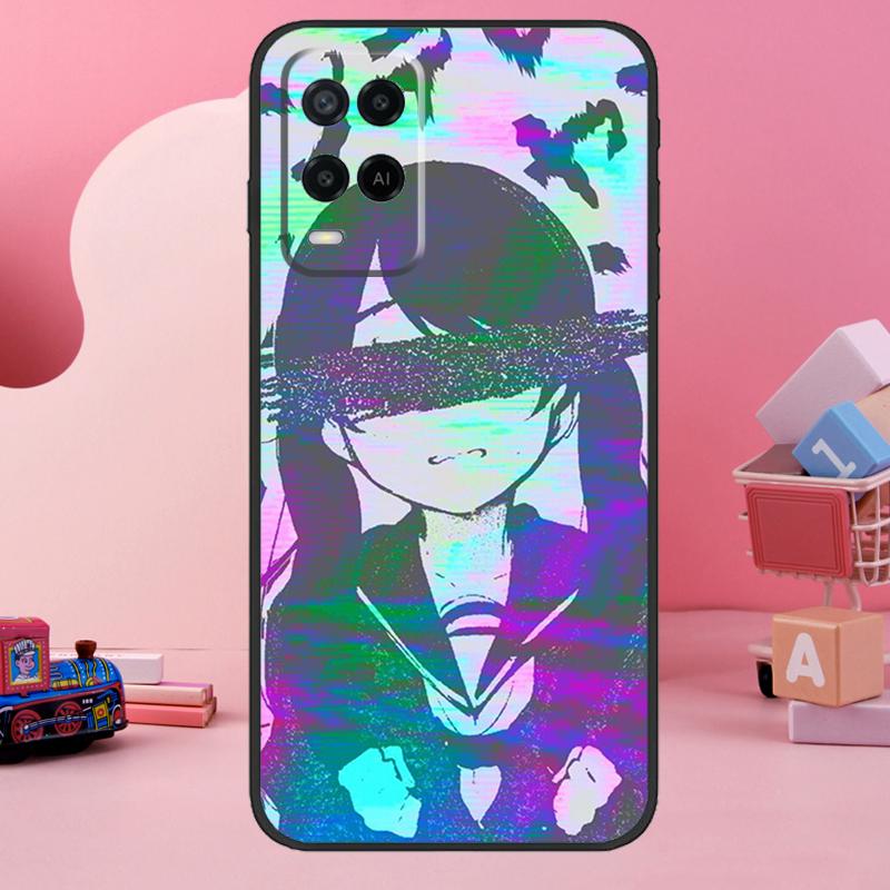 Sad Anime Aesthetic Senpai Case For Oppo A74 A94 A54 A17 A57 A77 A76 A16 A96 A18 A60 A80 A40 A38 A58 A78 A98 A15 A5 Pro