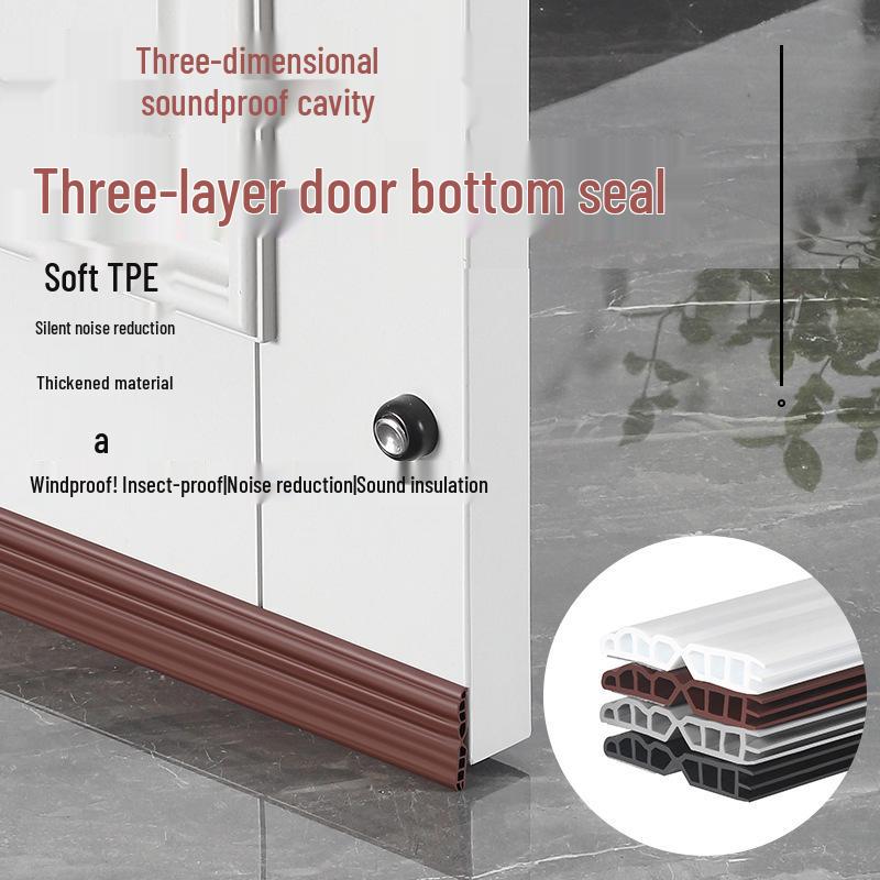 Windproof Door Gap Seal Strip for Draft Protection On Glass & Room Doors