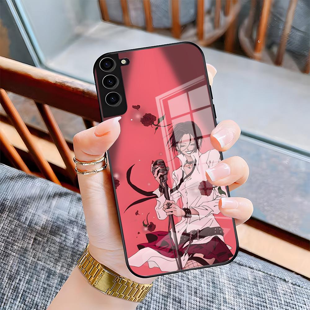Anime N-Nana Osaki Phone Case For Samsung A25 A13 A33 5G A54 A36 A35 A56 A52 A14 Shockproof Glass Cover
