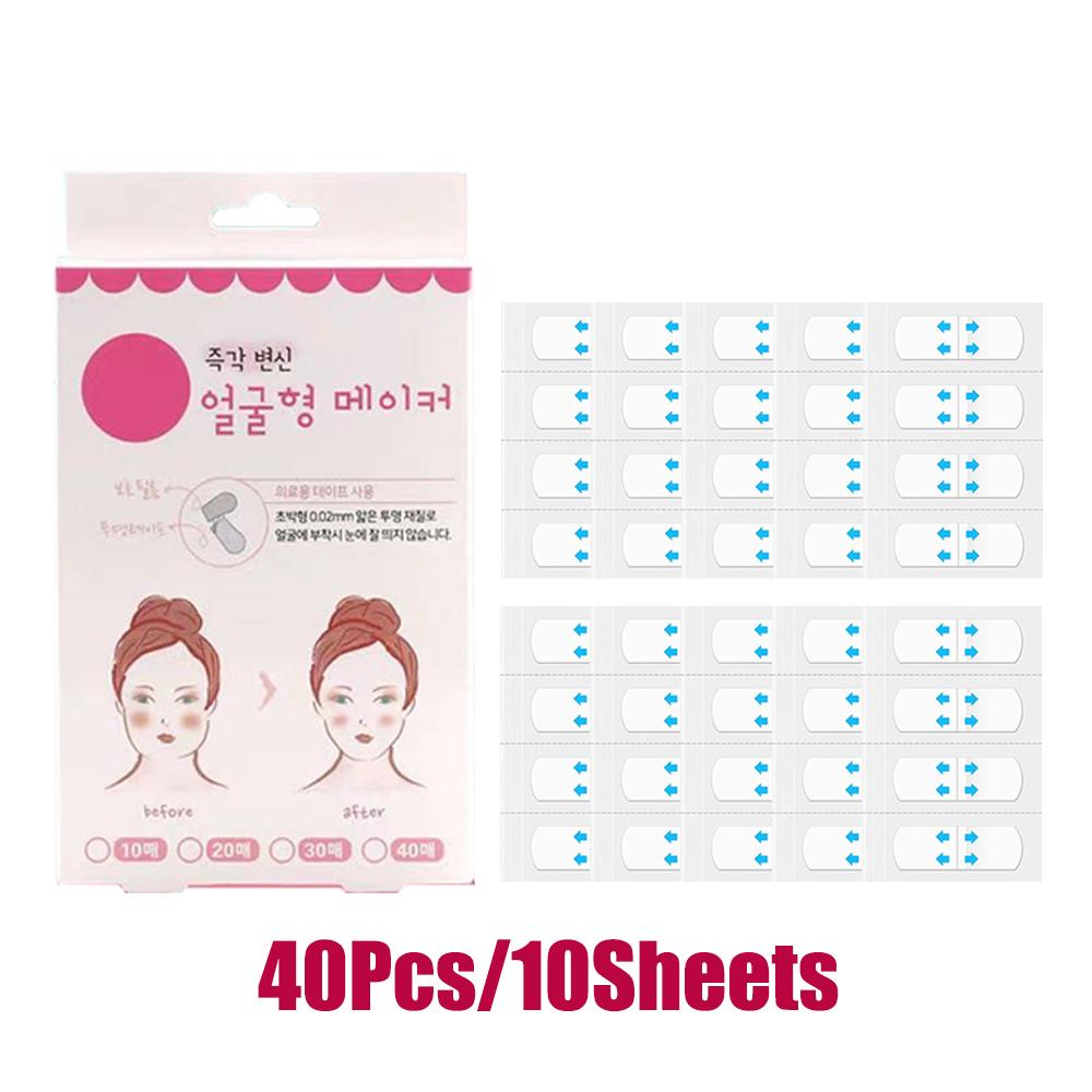 

40/120pcs Invisible V Face lifting Tapes Wrinkle Removal Sticker Forehead Neck Chin Sticker Patch Facial Slimming Firming Tapes