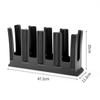 4 Layers Paper Cup Holder Disposable Cup Holder Coffee Milk Tea Bar Drinking Cup Holder Plastic Storage Rack Cup Divider