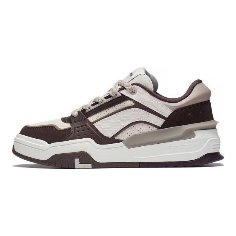 Li-Ning Chanchen Mens Low Top Skate Shoes Taupe Comfortable AGCS245-4 43