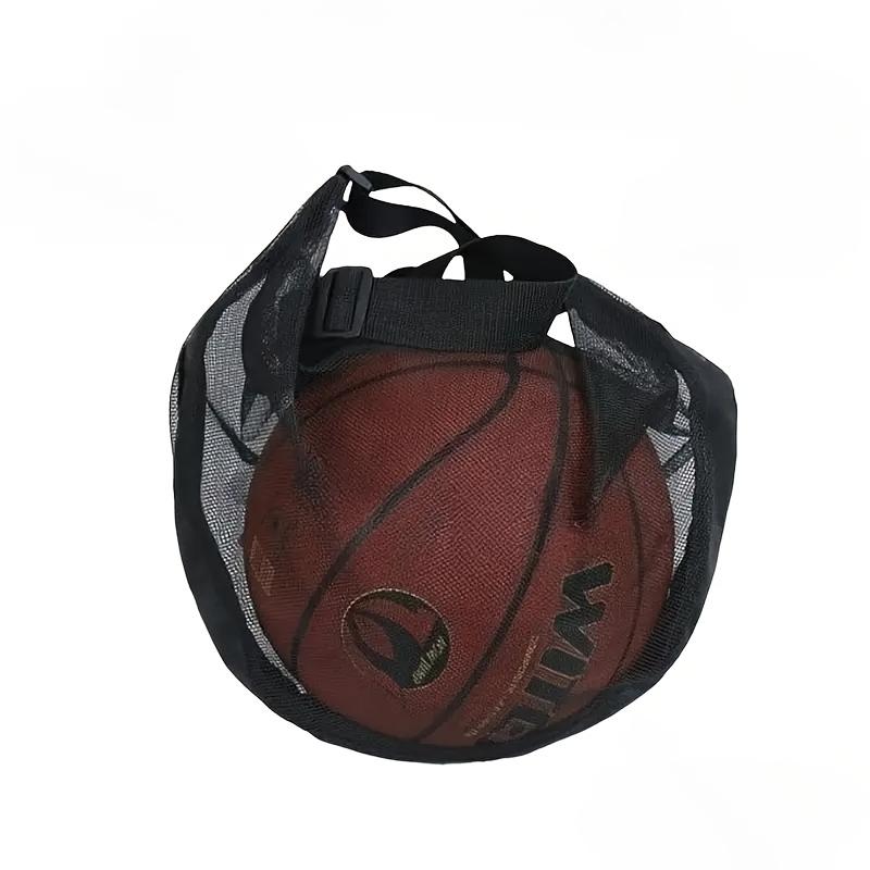 1pc Basketball Bag, Shoulder Crossbody Training Sports Ball Bag, Mesh Storage Volleyball Soccer Bag