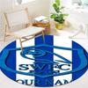 Sheffield Wednesday Football Club Custom Name Round Area Rug,Carpet Rug for Living Room Bedroom Sofa Playroom Decor,Non-slip Floor Mat
