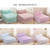 Easy To Clean Non-Slip Mattress Cover Wide Bed Skirt Elegant Princesses Bed Skirt Ruffled Bed Skirt