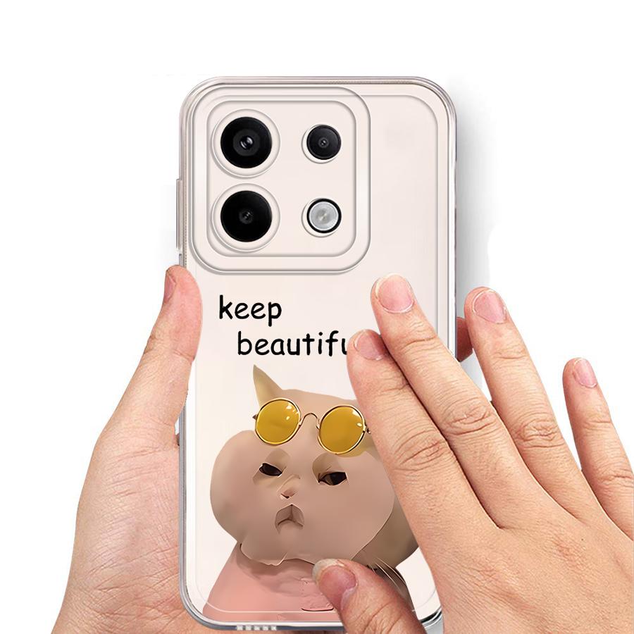 Funny Cat Dog Pattern Soft Phone Cover Case for Xiaomi Redmi Note 14 Pro Plus 11 12S 13C 11S Note 13 10S 14C 12 A4 9 10