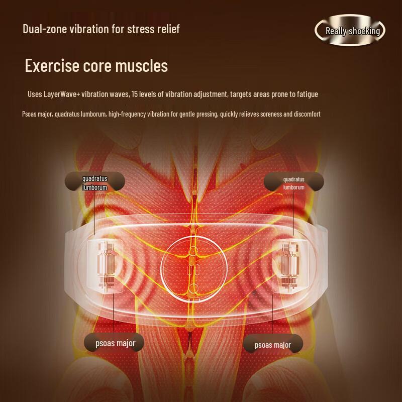 Aux Lumbar & Abdomen Massager CN Plug (adapter Included)