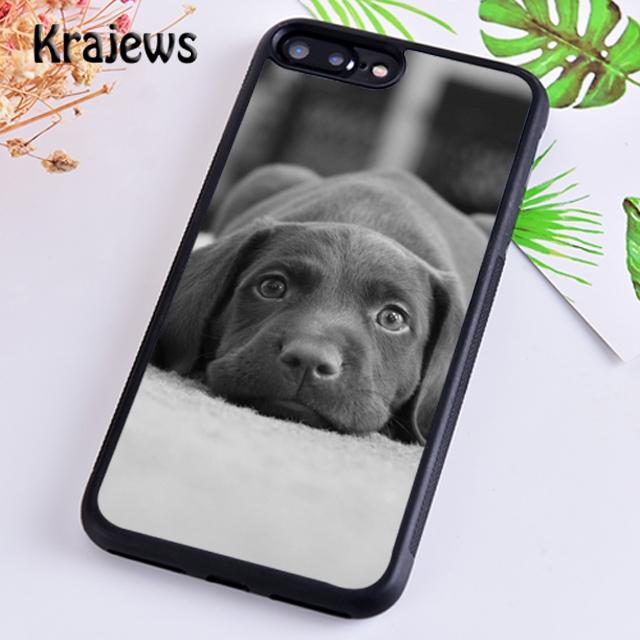 Krajews Cute Labrador Puppy Dog Phone Case Cover For iPhone 17 Air 16 15 14 Plus 12 Pro Max Coque Shell Fundas
