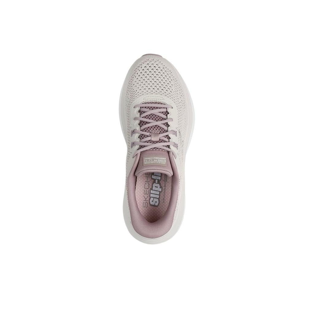 Skechers Slip-Ins Max Cushioning Series Easy Comfortable Fashion Trend Running Shoes Women Sneaker Beige 129478-NAT