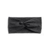 Solid Color Knitted Fine Thread Cross Yoga Sports Headband Simple Women'S Headband Headgear Headscarf