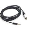High Quality 2M 3.5mm Jack To RCA Single Plug Audio Cable Enjoy Seamless Audio Transmission Converter Cord Wire