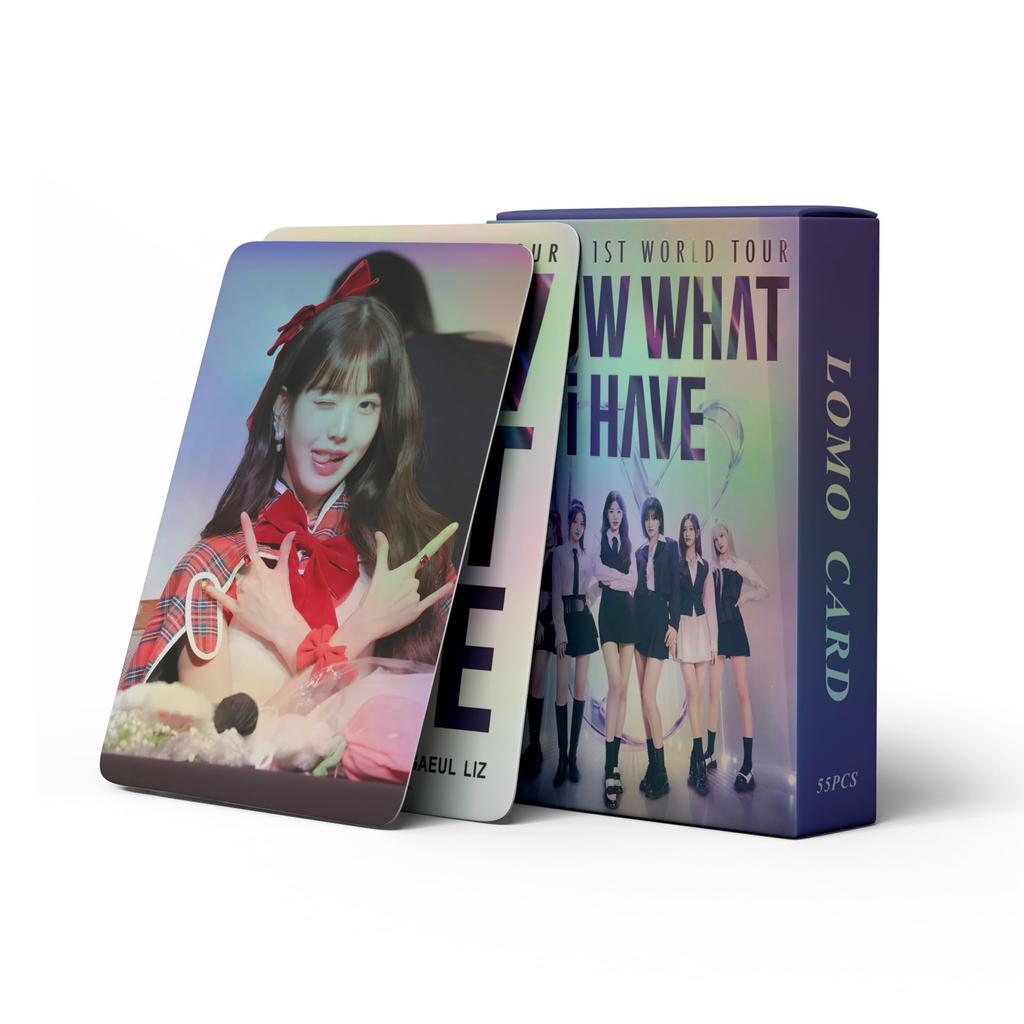 IVE LOMO Card Set Photo Card Trading Card MINE Goods Trading Card Photo Card Set Photo Book Popular Korean Goods DIY Cheering Goods Cute Fashionable