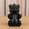 Dragon Duck Figurine Middle Finger Dragon Statue Desk Buddy Sassy Flip-off Duck Dragon Prank Gift