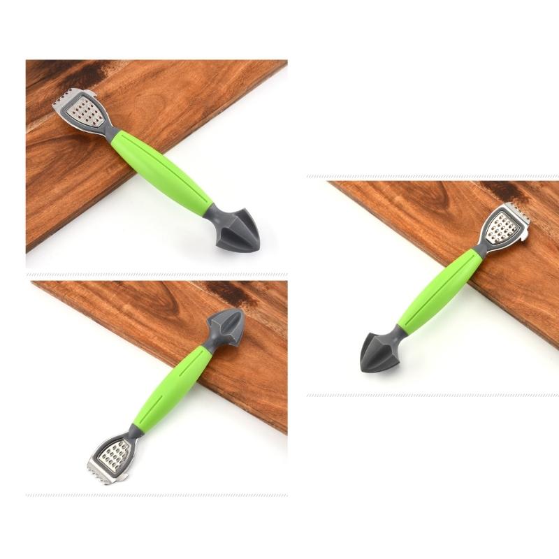 2 Piece Space Saving Portable Lemon Grater And Juicer Tool With Comfort Handle Kitchen Gadget For Drink Cocktails Cooking