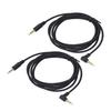 2pcs 90 Degree Right Angle Auxiliary Cord Replacement 3.5mm 1.5m Audio Cable for BlackShark V2 Pro