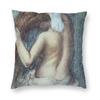 Edgar Degas Ballerina On Pointe Dancer Cushion Cover Impressionism Artist Oil Painting Throw Pillow Case Home Decor Pillowcase