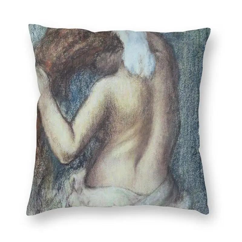 

Edgar Degas Ballerina On Pointe Dancer Cushion Cover Impressionism Artist Oil Painting Throw Pillow Case Home Decor Pillowcase 40x40cm 16x16in