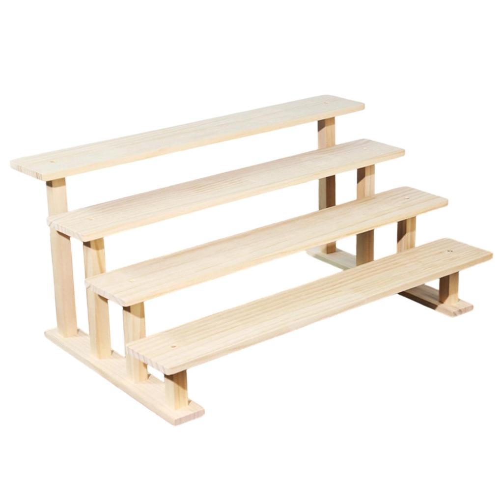 Wood Display Riser Cupcake Stand Decorative Figure Display Stand Perfume Organizer for Figures Jewelry Desserts Show Vendor