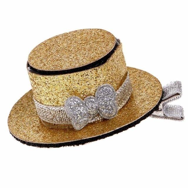 1 Stück Hundeaccessoires Krone Schleifen Haarspangen Bunte Kleine Haarnadel Stoff Haustier Kopfschmuck Baby Lieblicher Kopfschmuck